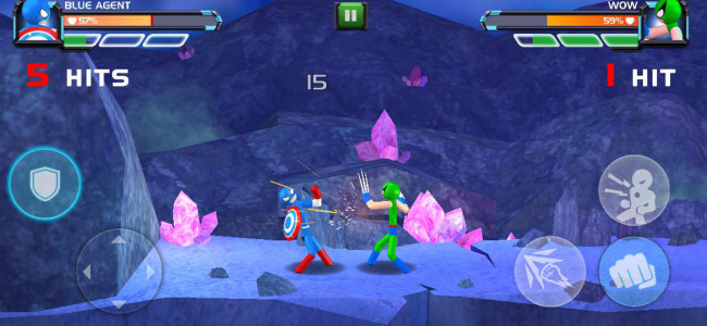 اسکرین شات بازی Stickman Superhero: Stick Game 4