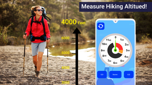 اسکرین شات 6 برنامه Altimeter App - Find Altitude