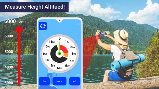 اسکرین شات برنامه Altimeter App - Find Altitude 3