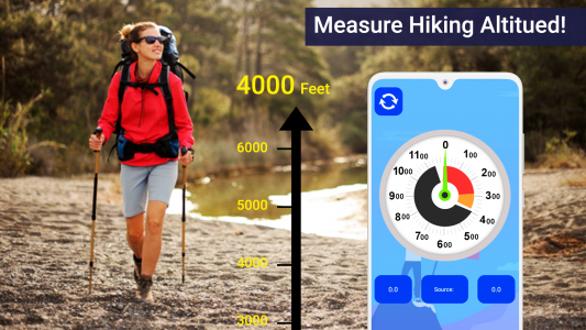اسکرین شات برنامه Altimeter App - Find Altitude 6
