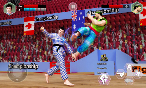 اسکرین شات بازی Karate King Final Fight Game 2