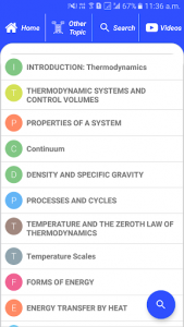 اسکرین شات برنامه Engineering Thermodynamics 3