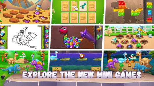 اسکرین شات 4 بازی Dino World - Dino Care Games