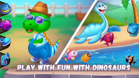 اسکرین شات بازی Dino World - Dino Care Games 5