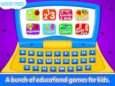 اسکرین شات بازی Kids Computer - Learn And Play 1