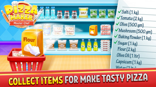 اسکرین شات 1 بازی Pizza Maker Cooking Fun Game