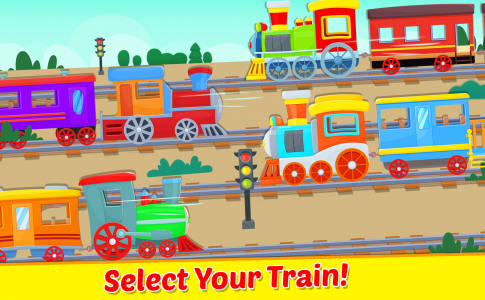 اسکرین شات بازی Train Game For Kids 2