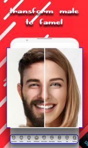 اسکرین شات برنامه Face gender changer app swap 1