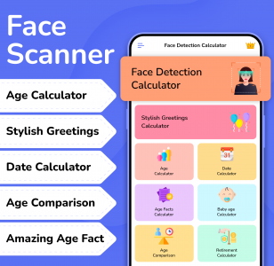 اسکرین شات برنامه Face Scanner: Age Detector 1