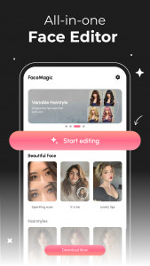 اسکرین شات 8 برنامه FaceMagic - AI Face Editor