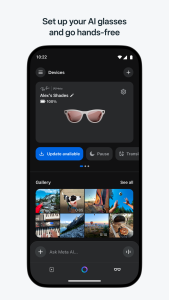 اسکرین شات 2 برنامه Meta AI - Vibes & AI Glasses