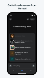 اسکرین شات 7 برنامه Meta AI - Vibes & AI Glasses