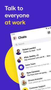 اسکرین شات 1 برنامه Workplace Chat from Meta