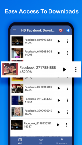 اسکرین شات برنامه Video Downloader for Facebook 3