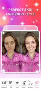 اسکرین شات 1 برنامه Pimple Remover & Makeup Cam