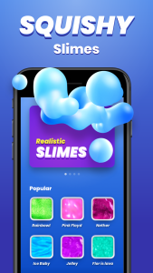 اسکرین شات برنامه Slimy - ASMR Slime Simulator 5