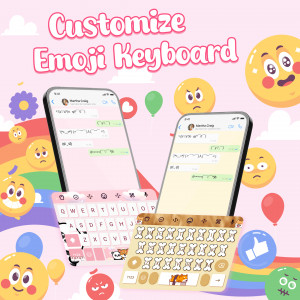 اسکرین شات برنامه Blom: Kaomoji & Emoji Keyboard 1