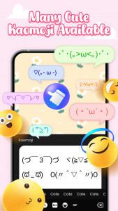 اسکرین شات برنامه Blom: Kaomoji & Emoji Keyboard 4