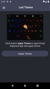 اسکرین شات 1 برنامه Neon LED Keyboard - RGB Themes