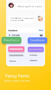 اسکرین شات 3 برنامه Facemoji Emoji Keyboard Lite:D