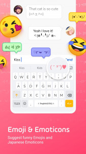 اسکرین شات 4 برنامه Facemoji Emoji Keyboard Lite:D