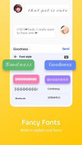 اسکرین شات برنامه Facemoji Emoji Keyboard Lite 3