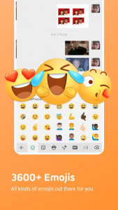 اسکرین شات برنامه Facemoji Keyboard for Tecno-Themes & Emojis 1
