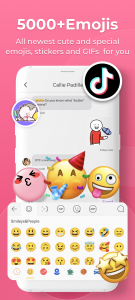 اسکرین شات برنامه Emoji Keyboard Lite-Emoji 1
