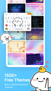 اسکرین شات برنامه Facemoji Emoji Keyboard Pro 3