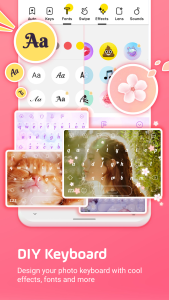 اسکرین شات 2 برنامه Facemoji Emoji Keyboard Pro