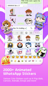 اسکرین شات برنامه Facemoji Emoji Keyboard Pro 8