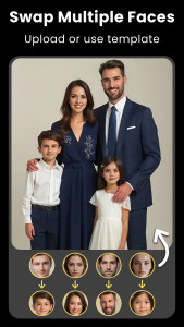 اسکرین شات 2 برنامه Face Over: AI Face Swap