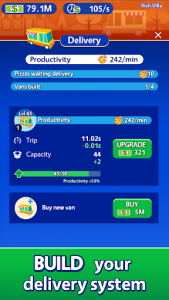 اسکرین شات بازی Idle Pizza Tycoon - Delivery Pizza Game 4