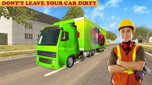 اسکرین شات برنامه Auto Mobile Car Wash Truck : New Games 2021 1