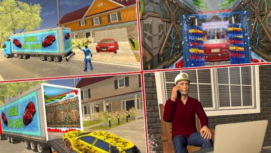 اسکرین شات برنامه Auto Mobile Car Wash Truck : New Games 2021 6