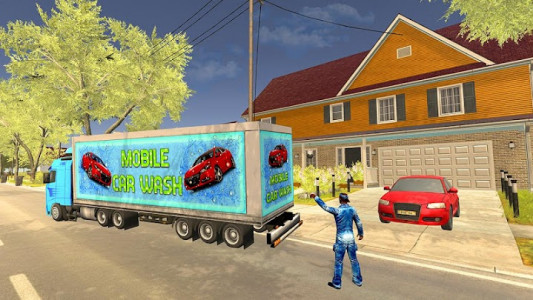 اسکرین شات برنامه Auto Mobile Car Wash Truck : New Games 2021 3