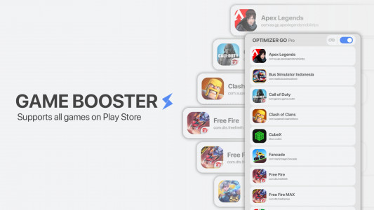 اسکرین شات برنامه Optimizer Go - Game Booster 2