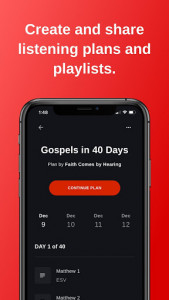اسکرین شات برنامه Bible - Audio & Video Bibles 1