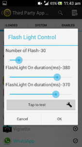 اسکرین شات برنامه Flash Blink 4