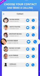 اسکرین شات برنامه fake call with rayan family : live video + chat 3