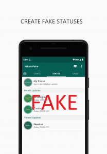 اسکرین شات برنامه WhatsFake - Fake Chat 2