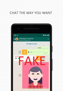 اسکرین شات برنامه WhatsFake - Fake Chat 3