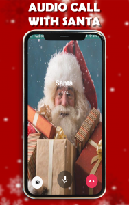 اسکرین شات برنامه Fake Call Santa Claus 🎅 : Fak 4