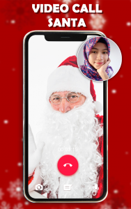 اسکرین شات برنامه Fake Call Santa Claus 🎅 : Fak 3
