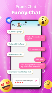 اسکرین شات 6 برنامه Idol Prank Video Call & Chat