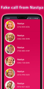 اسکرین شات برنامه Fake call from Nastya 4