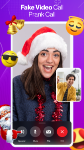 اسکرین شات 2 برنامه Prank Call App - Fake Call