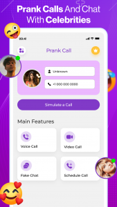 اسکرین شات 5 برنامه Prank Call & Fake Chat App
