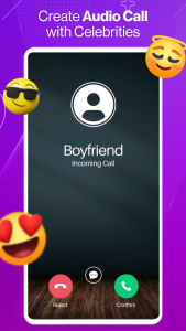 اسکرین شات 2 برنامه Prank Call & Fake Chat App
