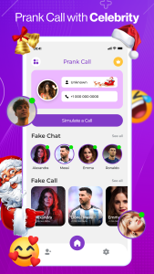 اسکرین شات 4 برنامه Prank Call App - Fake Call